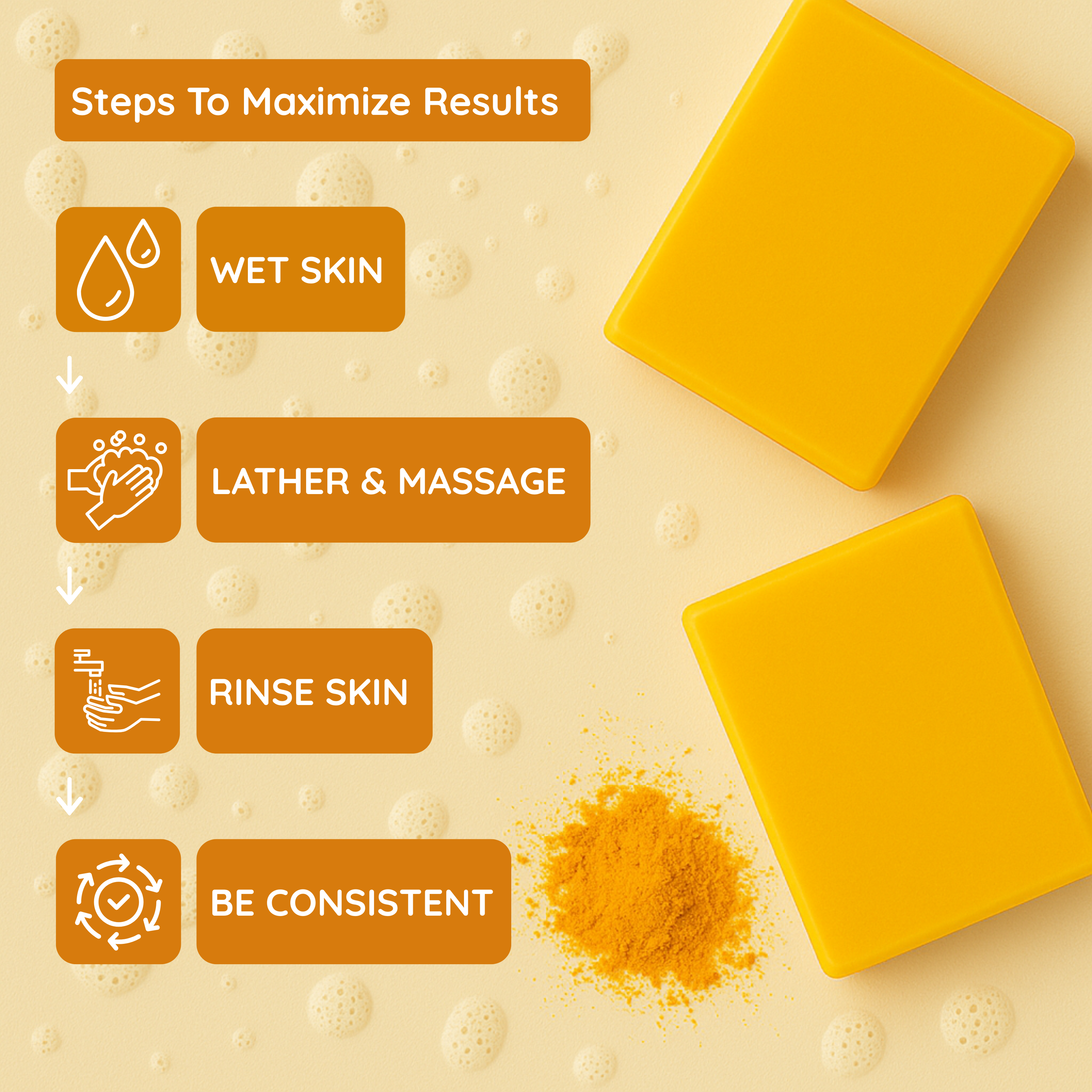 Lemon Turmeric & Kojic Acid Brightening Soap